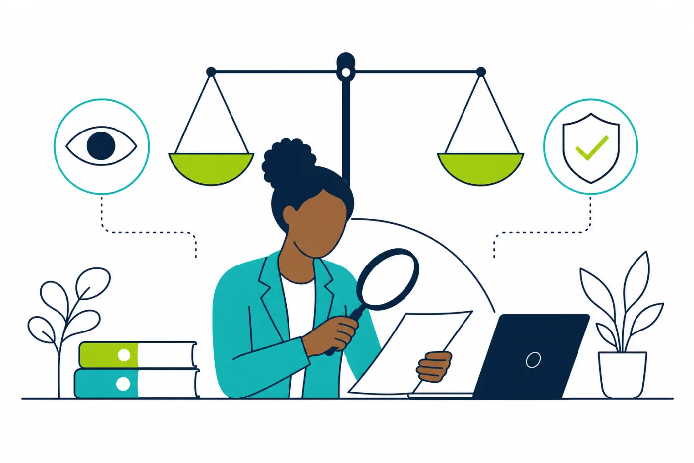 Illustratie over veilige zorg, communicatie en professionele weerbaarheid