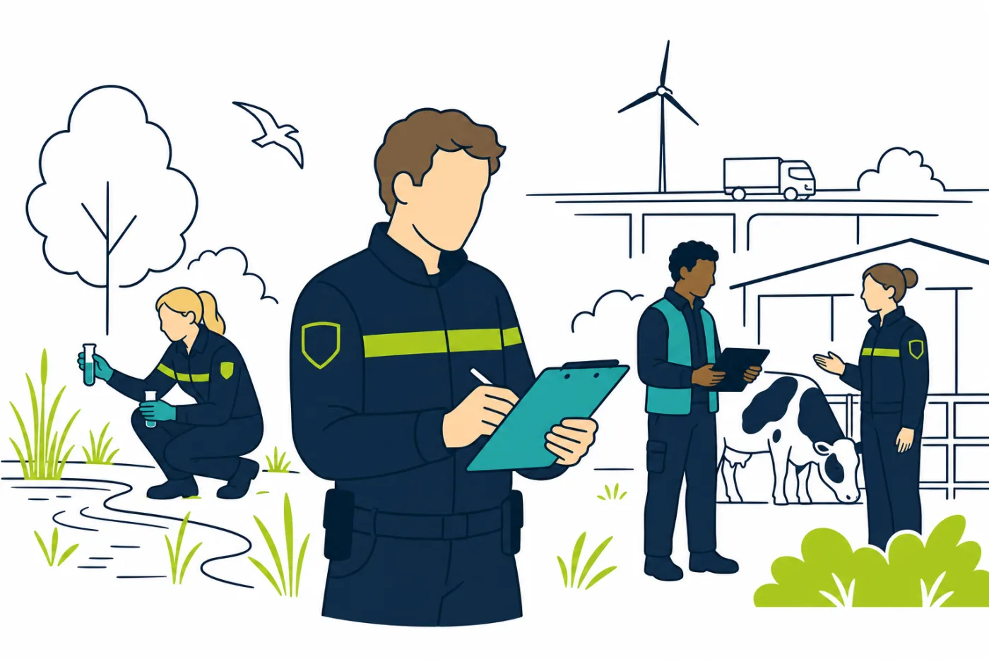 Boa in domein II aan het werk rond natuur, milieu en infrastructuur