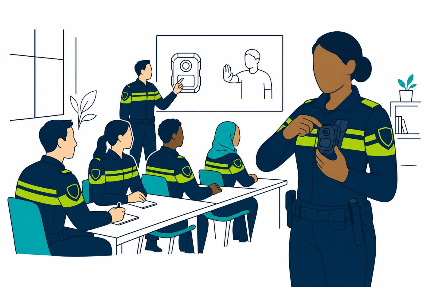 Praktijkillustratie bij BodyCam