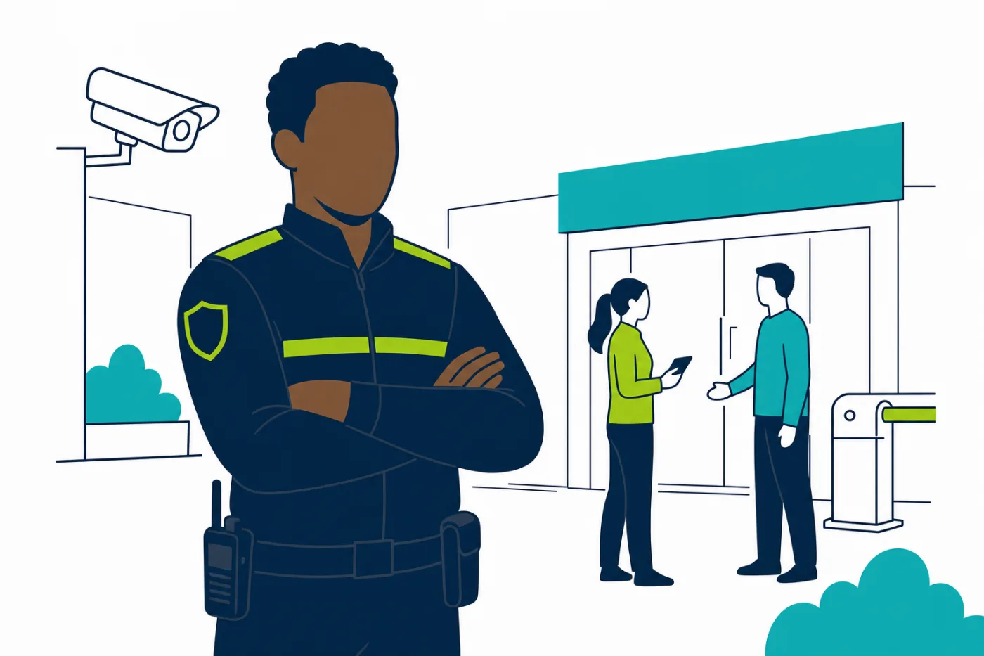 Praktijkillustratie bij mbo-2 opleiding Beveiliging